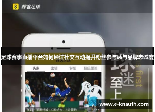 足球赛事直播平台如何通过社交互动提升粉丝参与感与品牌忠诚度